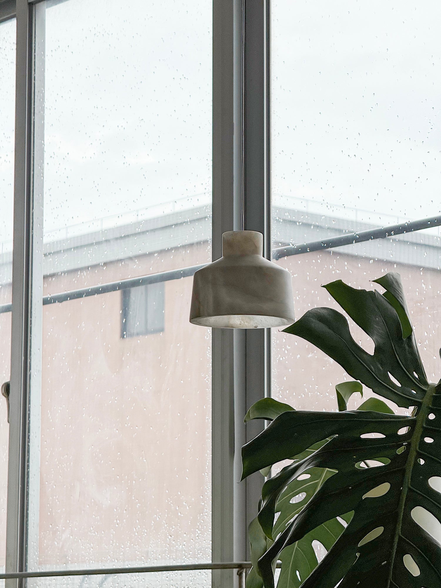 Aursore Modern Minimalist Alabaster Pendant Lamp - Lamp Copper