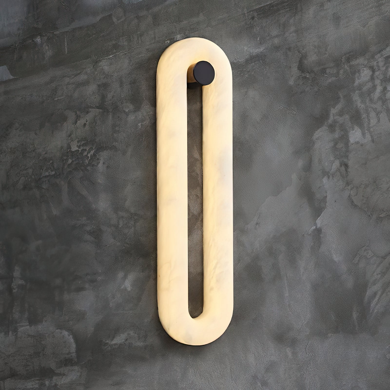 Mydorel Modern Minimalist Brass Alabaster Wall Lamp - Lamp Copper