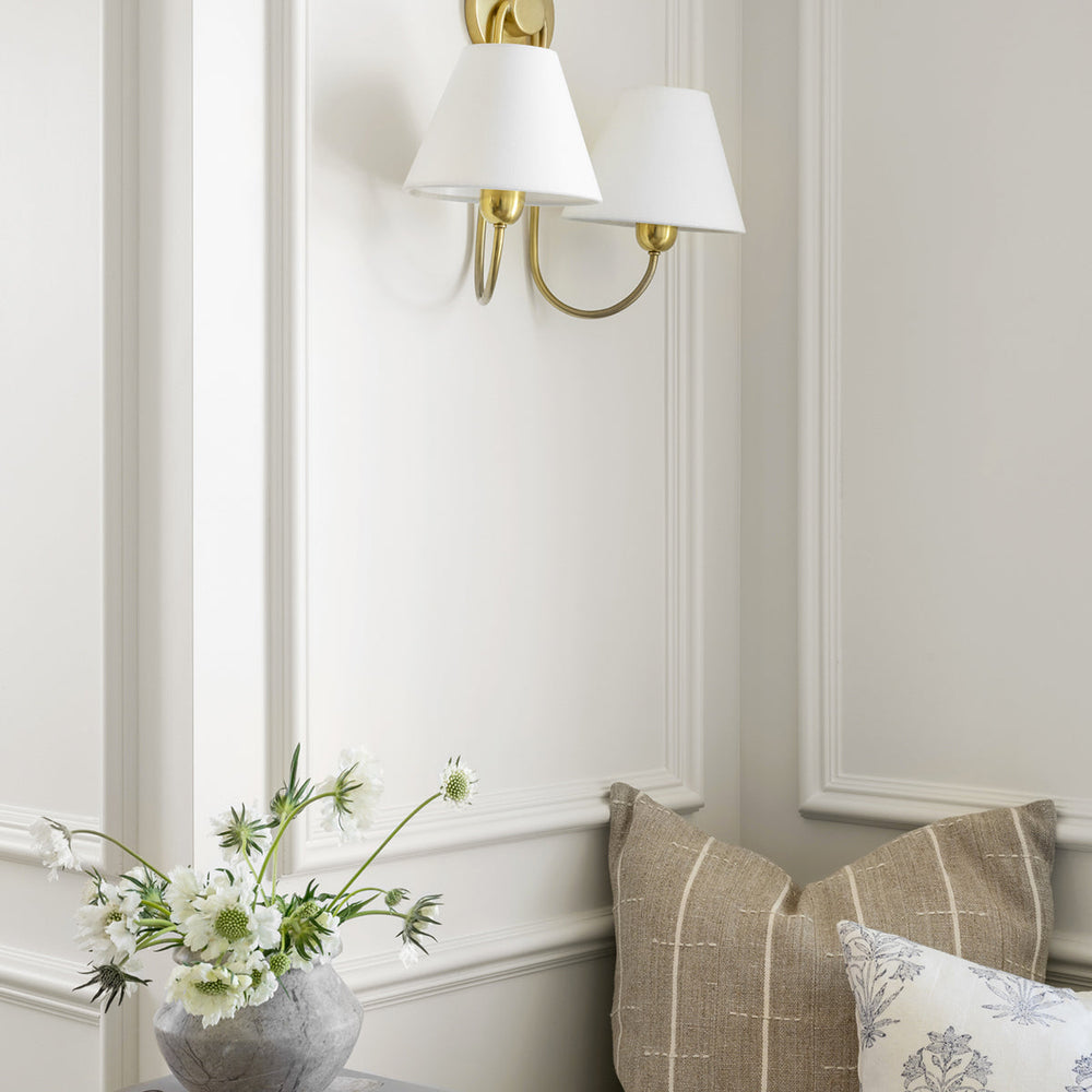 Clover Double Swoop Sconce