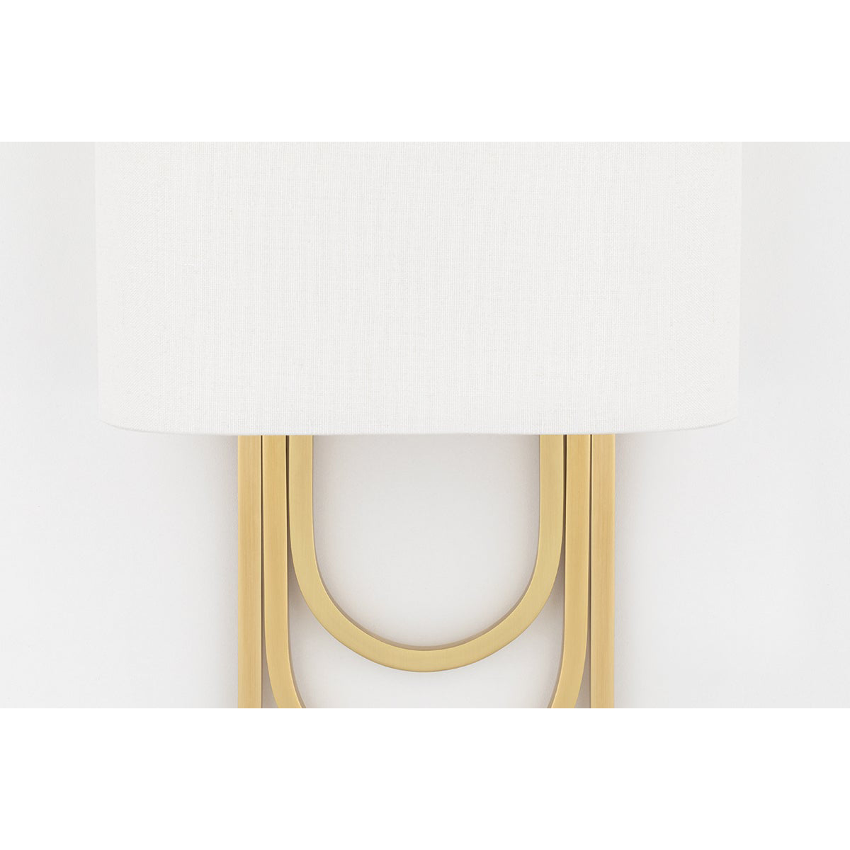 Evelaris Modern Minimalist Brass Fabric Wall Lamp - Lamp Copper