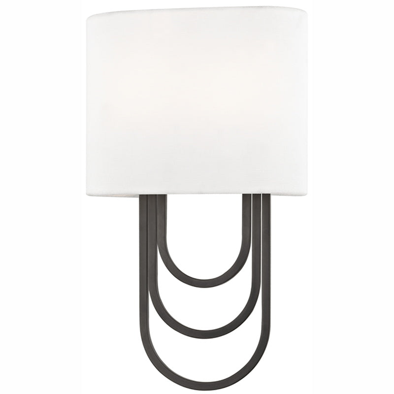 Evelaris Modern Minimalist Brass Fabric Wall Lamp - Lamp Copper