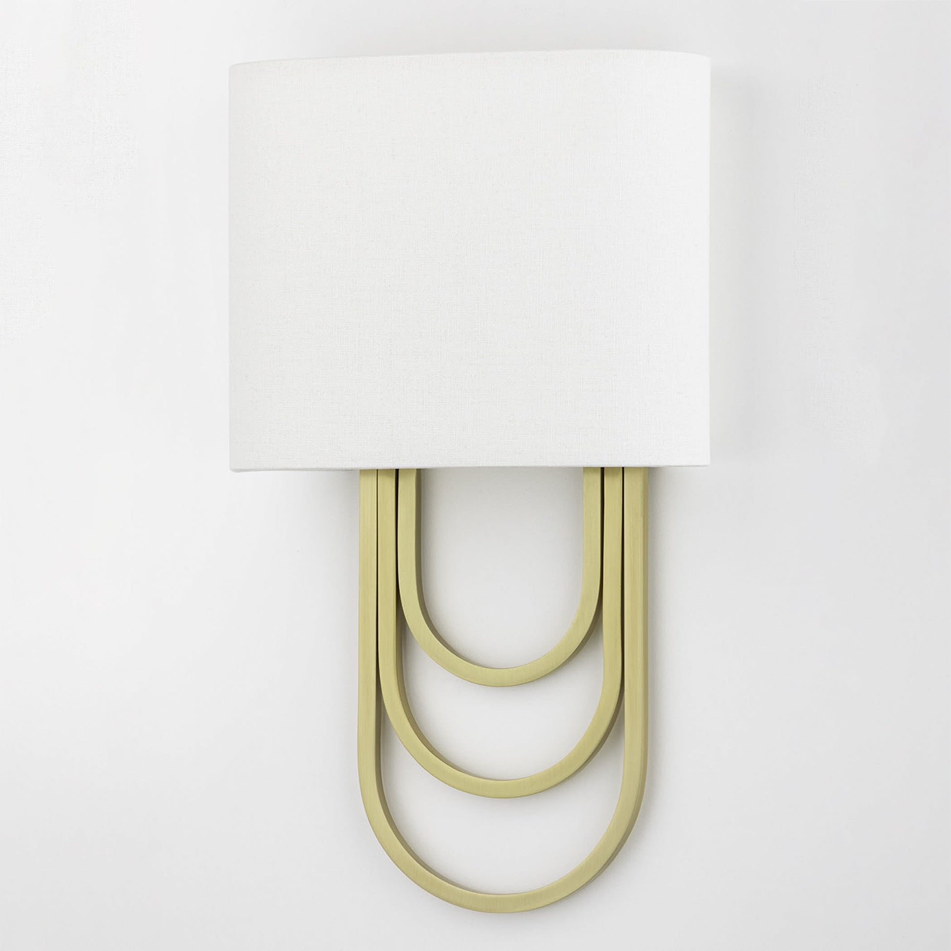 Evelaris Modern Minimalist Brass Fabric Wall Lamp - Lamp Copper