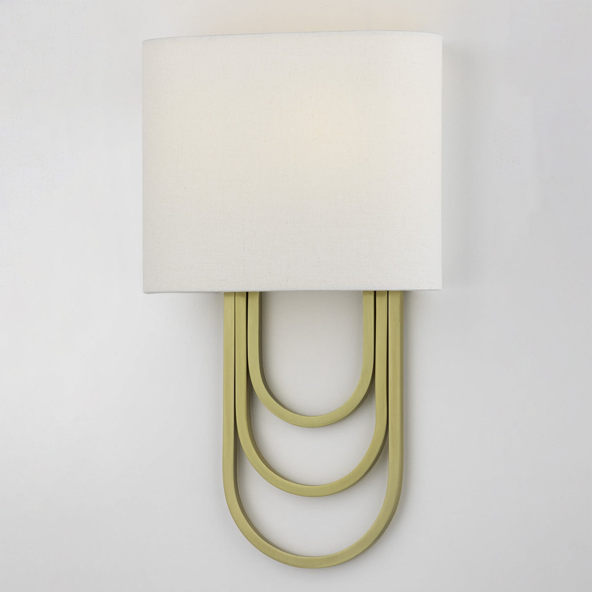 Evelaris Modern Minimalist Brass Fabric Wall Lamp - Lamp Copper