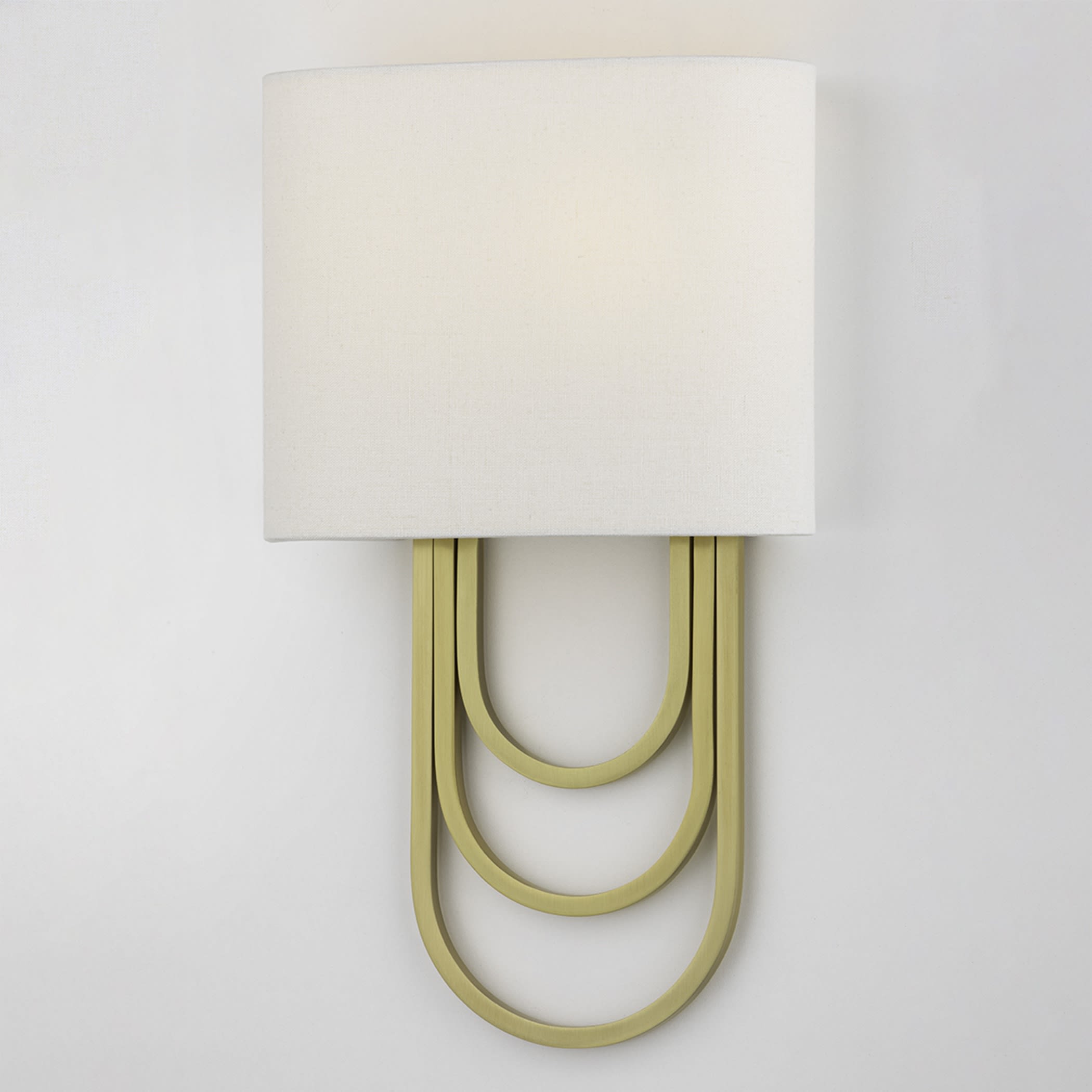 Evelaris Modern Minimalist Brass Fabric Wall Lamp - Lamp Copper