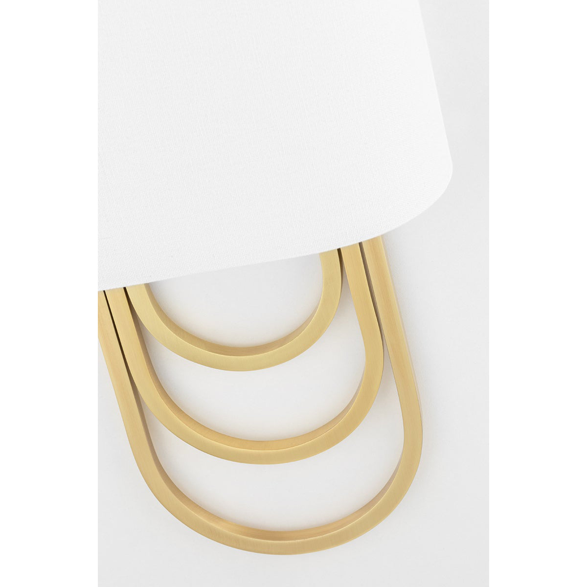 Evelaris Modern Minimalist Brass Fabric Wall Lamp - Lamp Copper