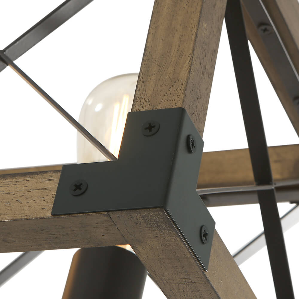 Aurora Modern Wood Chandelier
