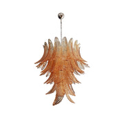 Ersoran Postmodern Luxury Metal Glass Chandelier - Lamp Copper
