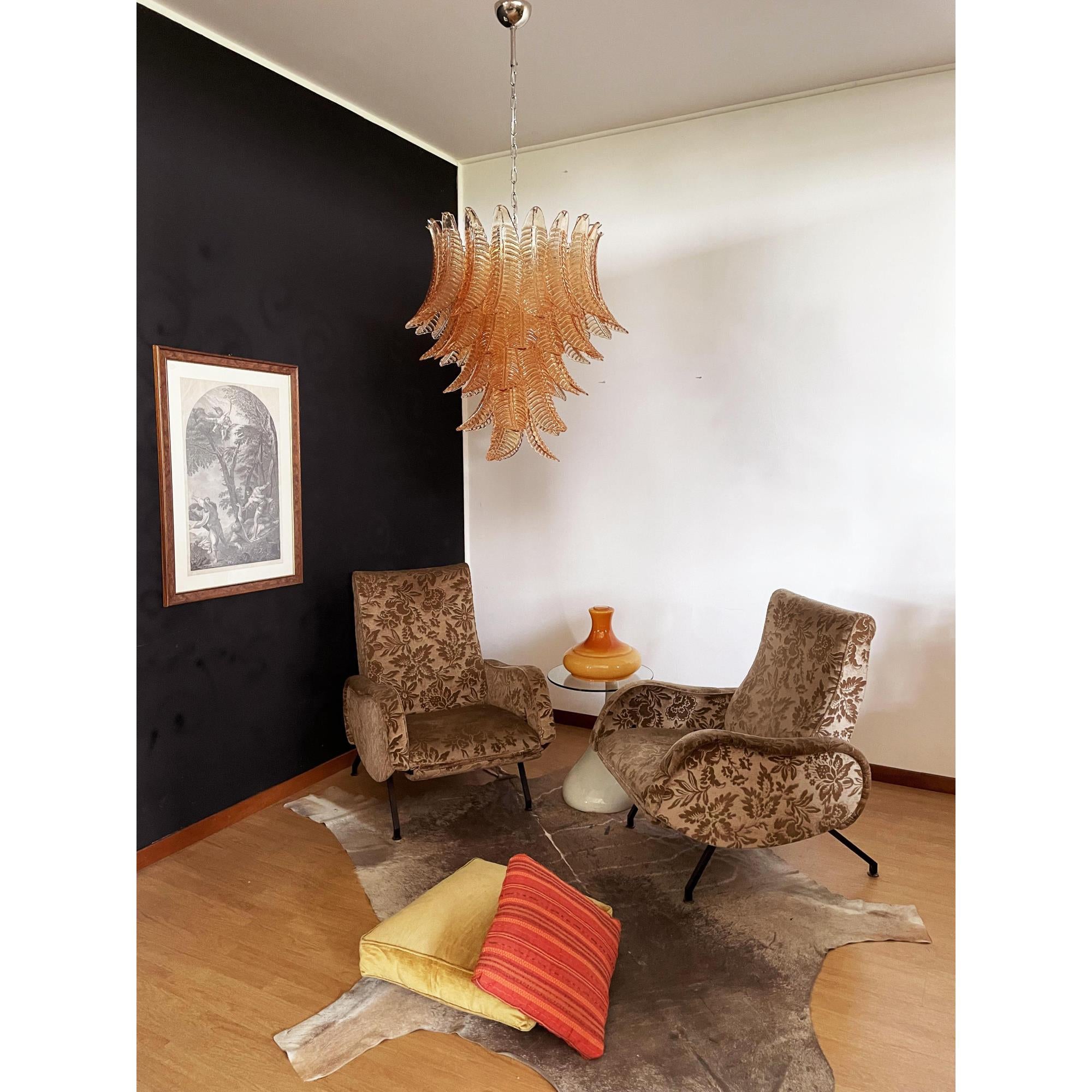 Ersoran Postmodern Luxury Metal Glass Chandelier - Lamp Copper