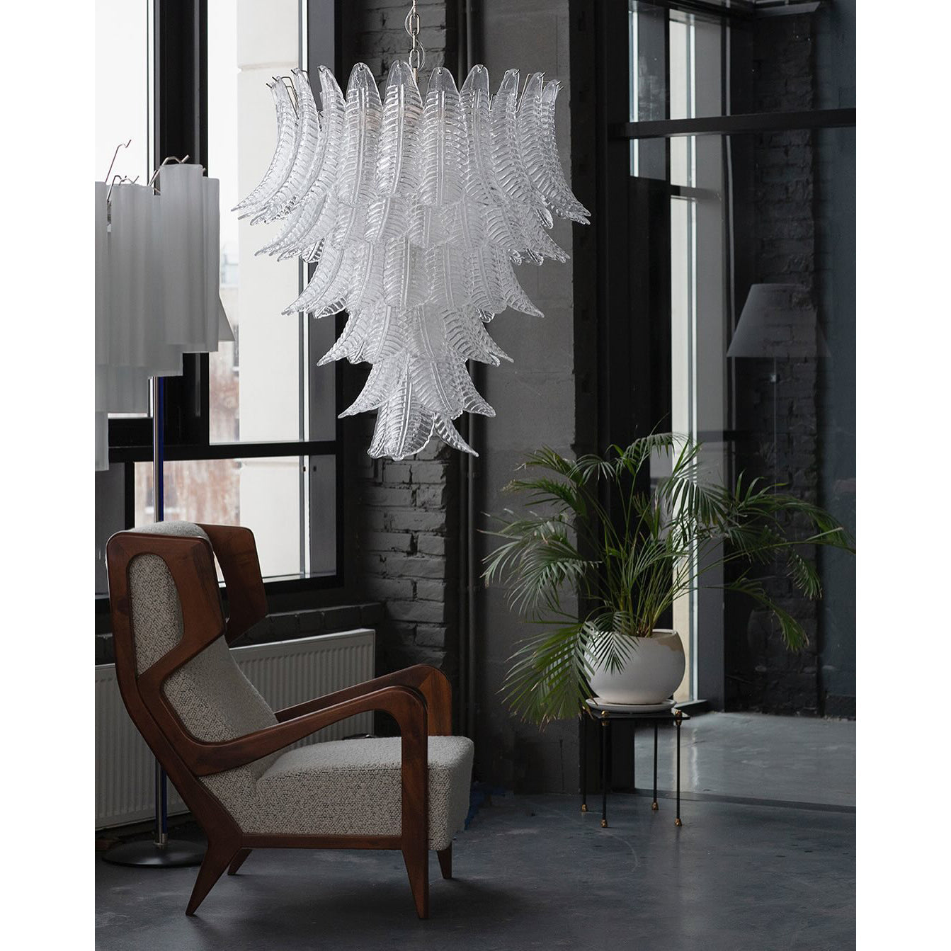 Ersoran Postmodern Luxury Metal Glass Chandelier - Lamp Copper