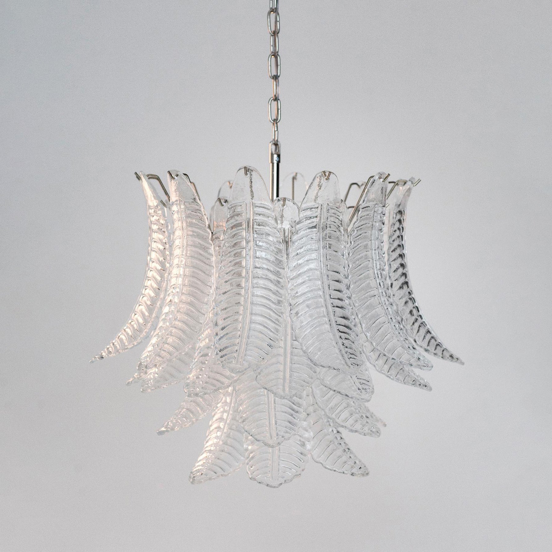 Ersoran Postmodern Luxury Metal Glass Chandelier - Lamp Copper