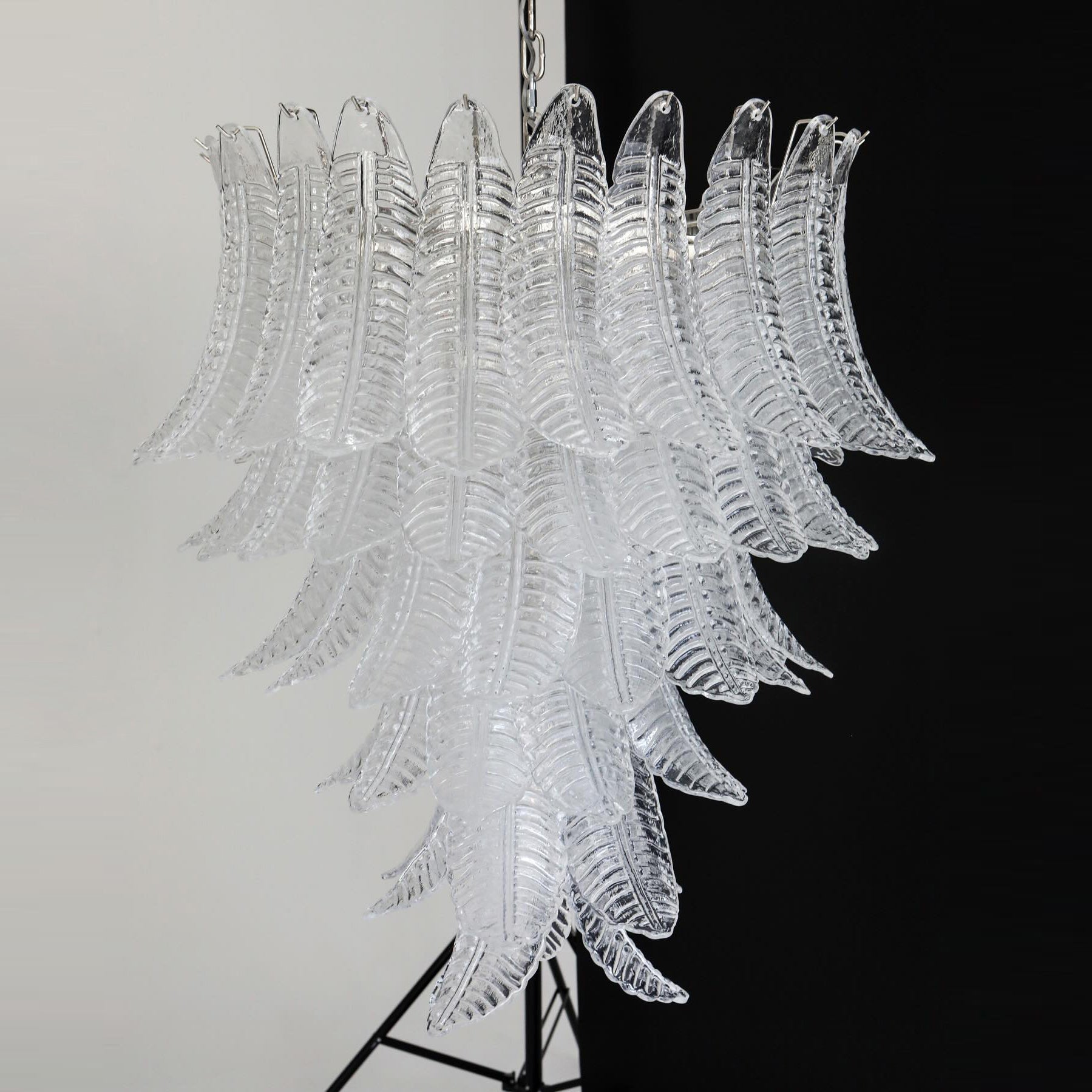 Ersoran Postmodern Luxury Metal Glass Chandelier - Lamp Copper