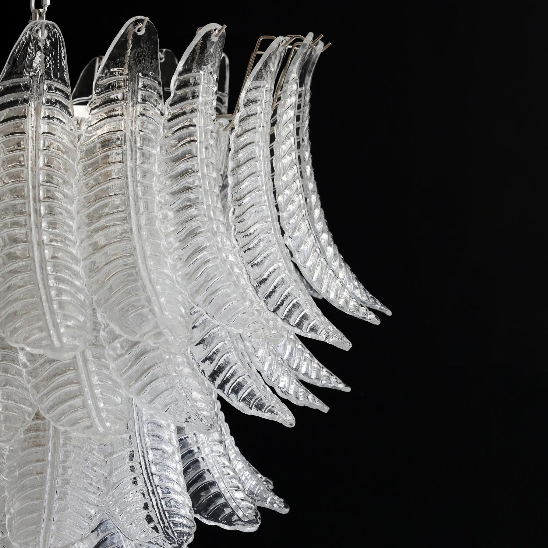 Ersoran Postmodern Luxury Metal Glass Chandelier - Lamp Copper