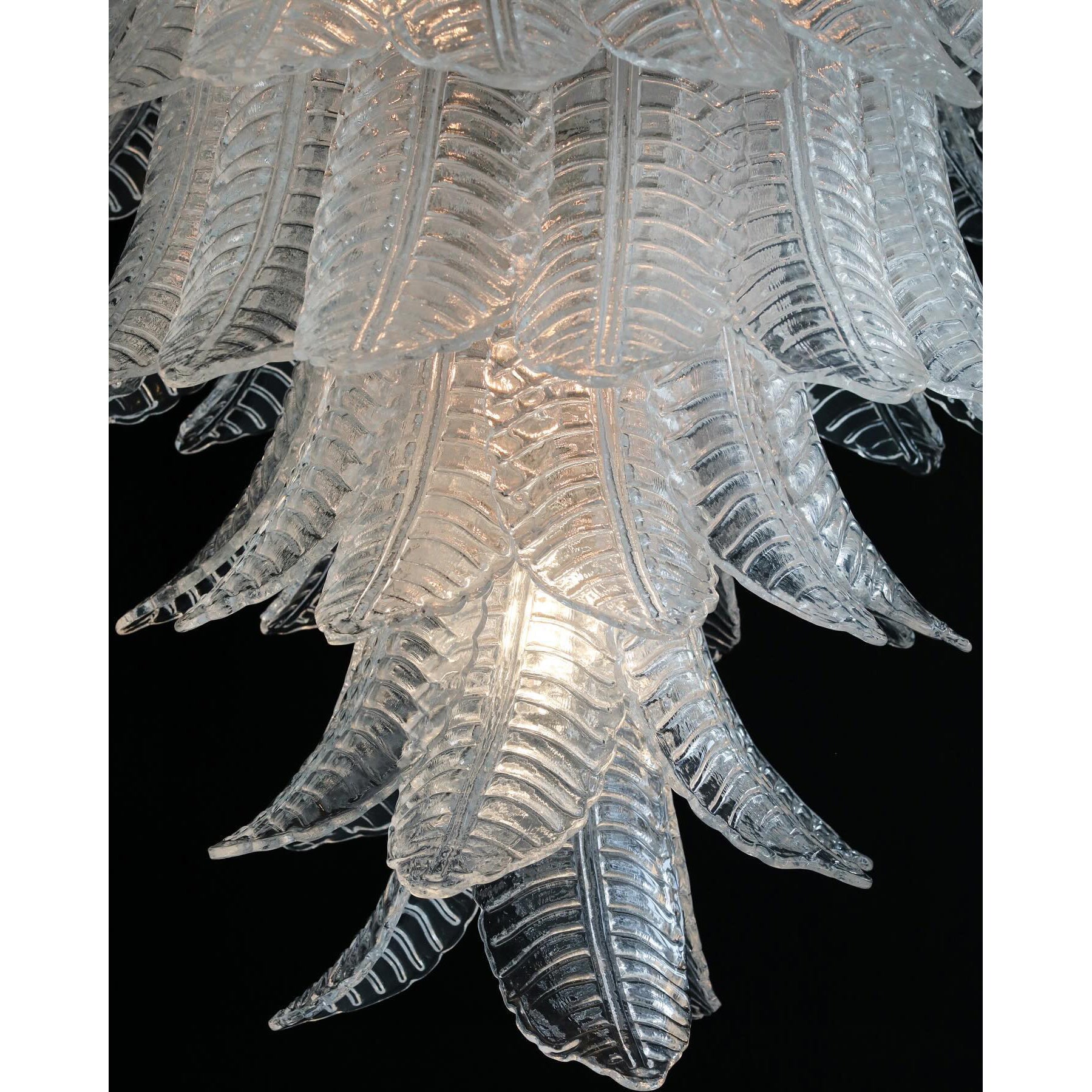 Ersoran Postmodern Luxury Metal Glass Chandelier - Lamp Copper