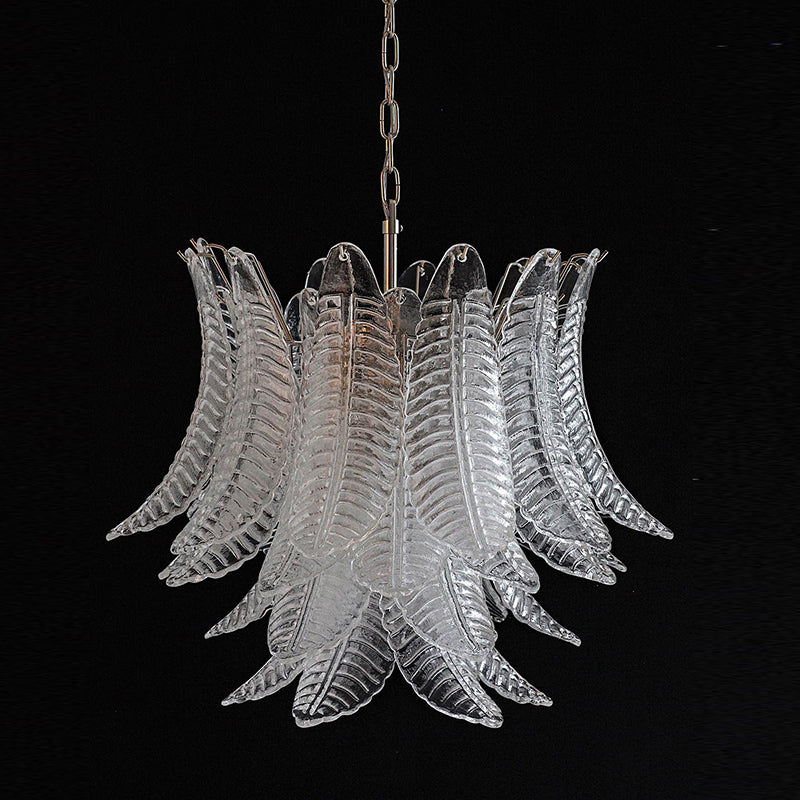 Ersoran Postmodern Luxury Metal Glass Chandelier - Lamp Copper