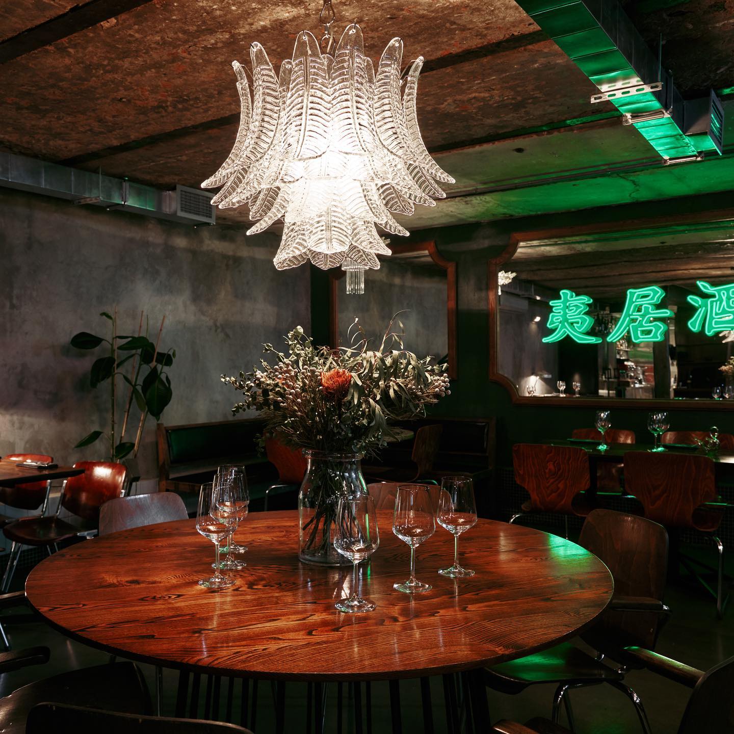 Ersoran Postmodern Luxury Metal Glass Chandelier - Lamp Copper