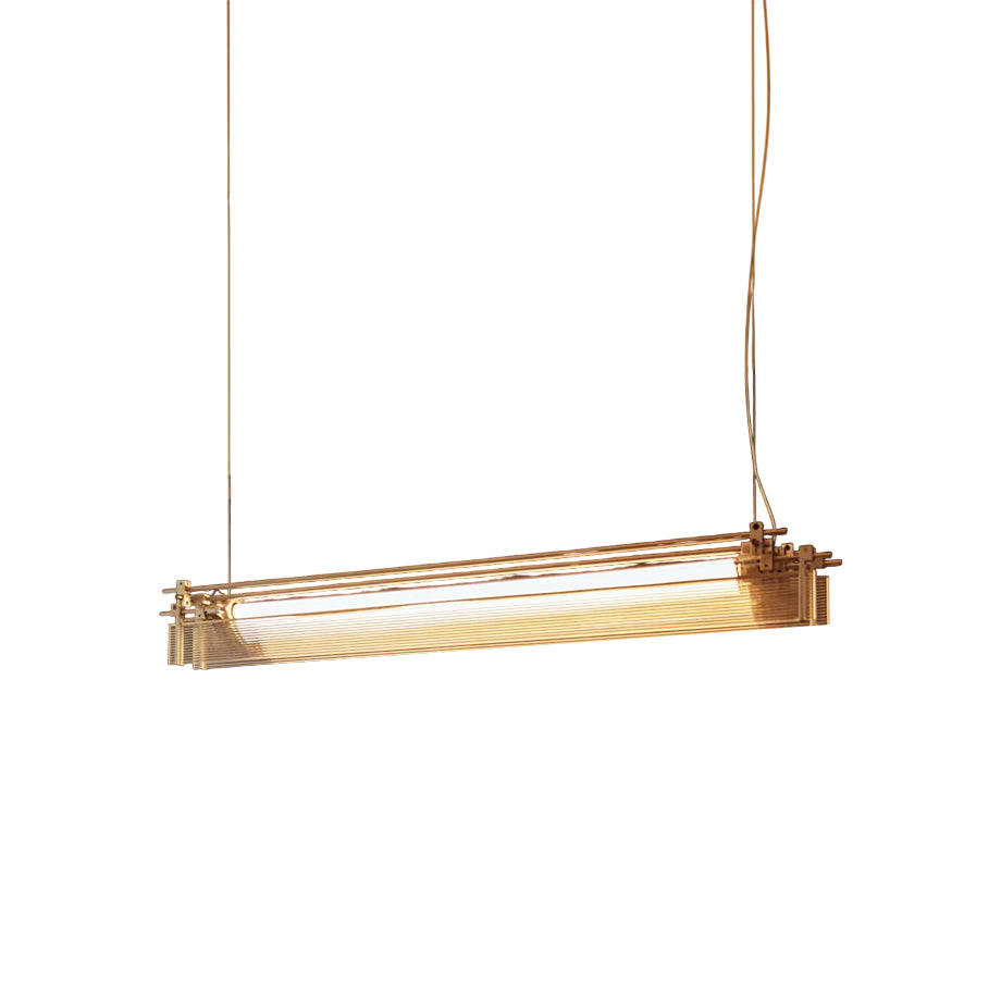 Filtro Modern Minimalist LED Metal Glass Pendant Lamp - Lamp Copper