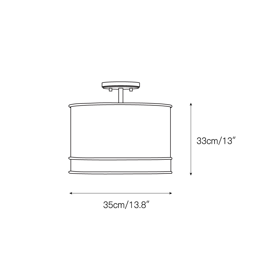 Imarisra Modern Minimalist Metal Ceiling Lamp - Lamp Copper
