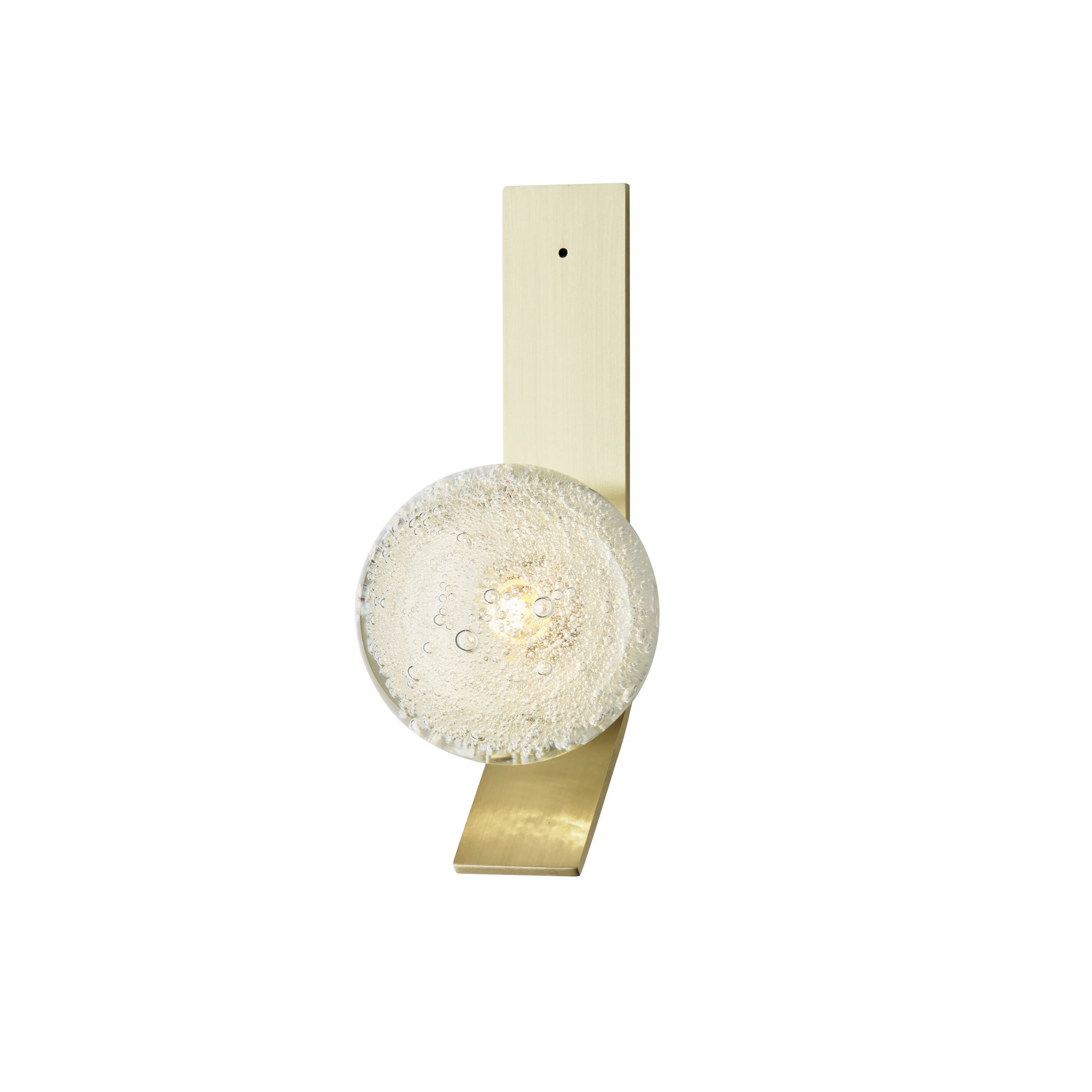 Fizi Modern Minimalist Copper Metal Glass Wall Lamp - Lamp Copper