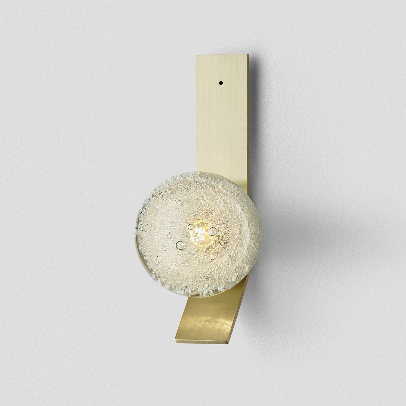 Fizi Modern Minimalist Copper Metal Glass Wall Lamp - Lamp Copper