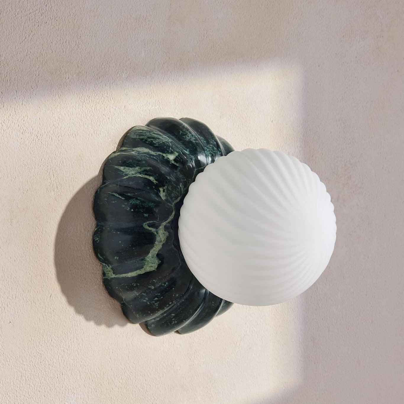 Jasmine Guateßmala Marble Sconce. Green. IP44