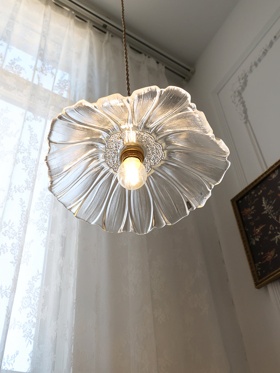 Zesorel Individual Creativity Brass Glass Swag Lights - Lamp Copper