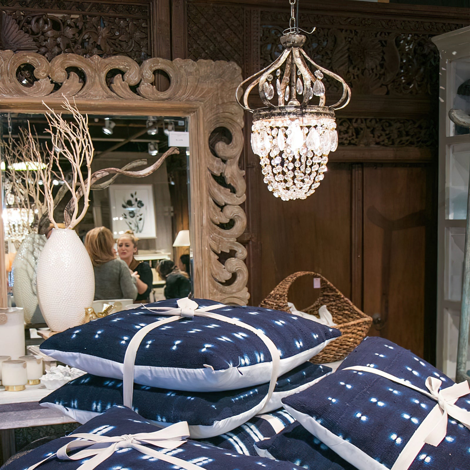 Abella Tear Drop Crystal Chandelier