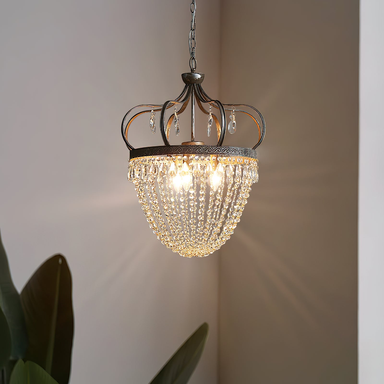 Abella Tear Drop Crystal Chandelier