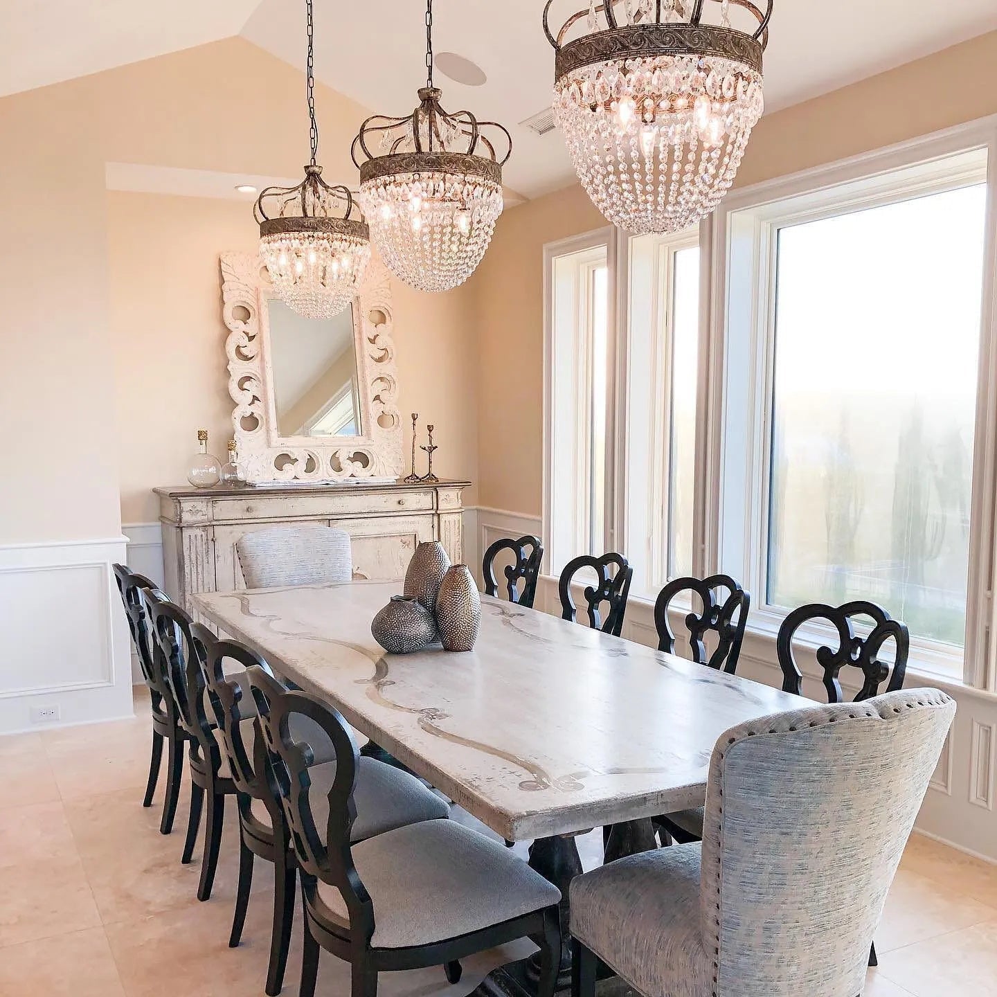 Abella Tear Drop Crystal Chandelier