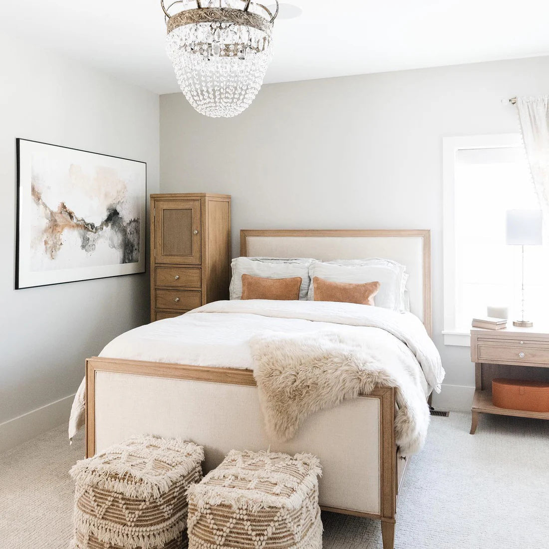 Abella Tear Drop Crystal Chandelier