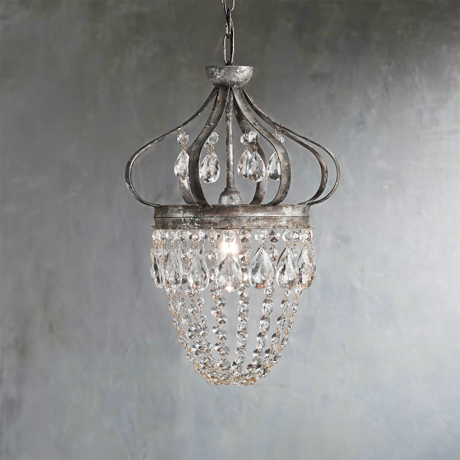 Abella Tear Drop Crystal Chandelier