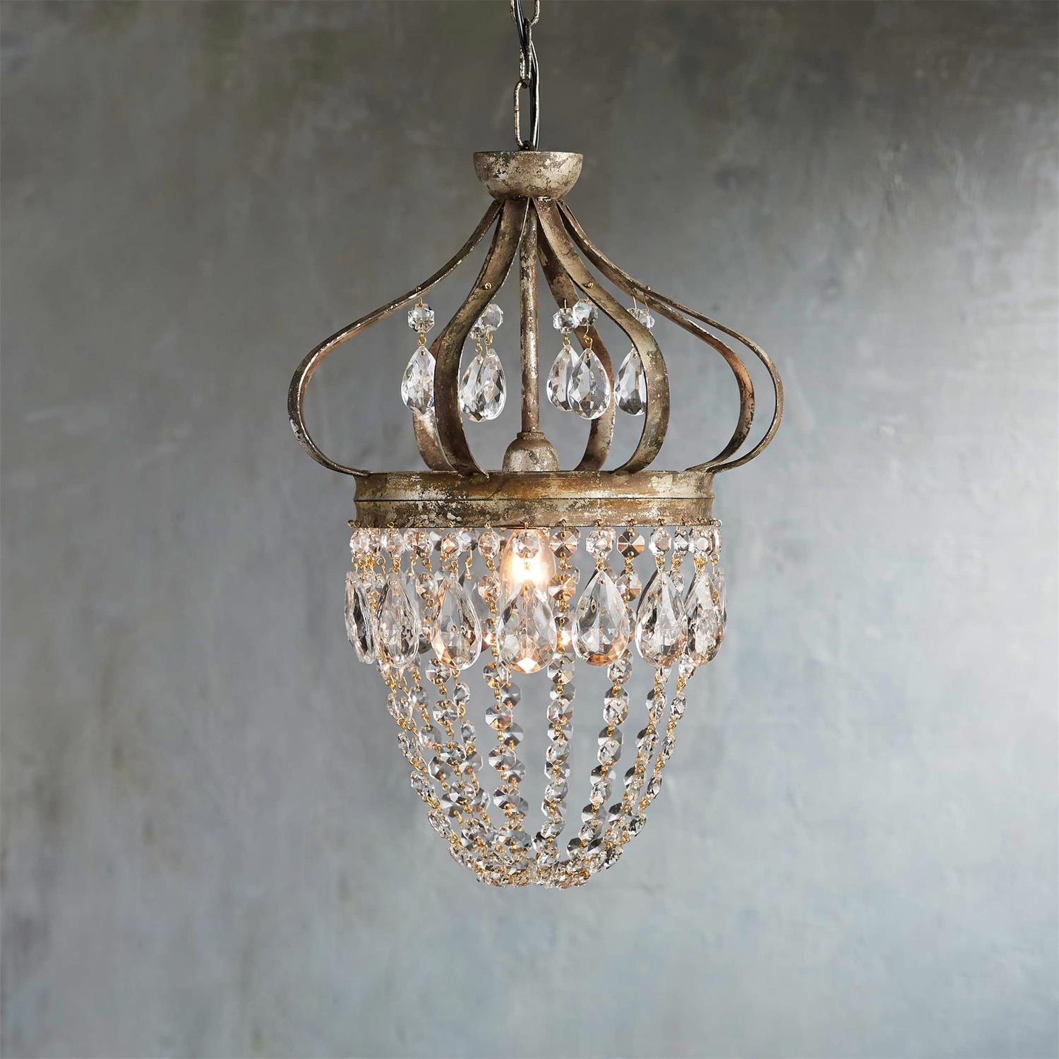Abella Tear Drop Crystal Chandelier