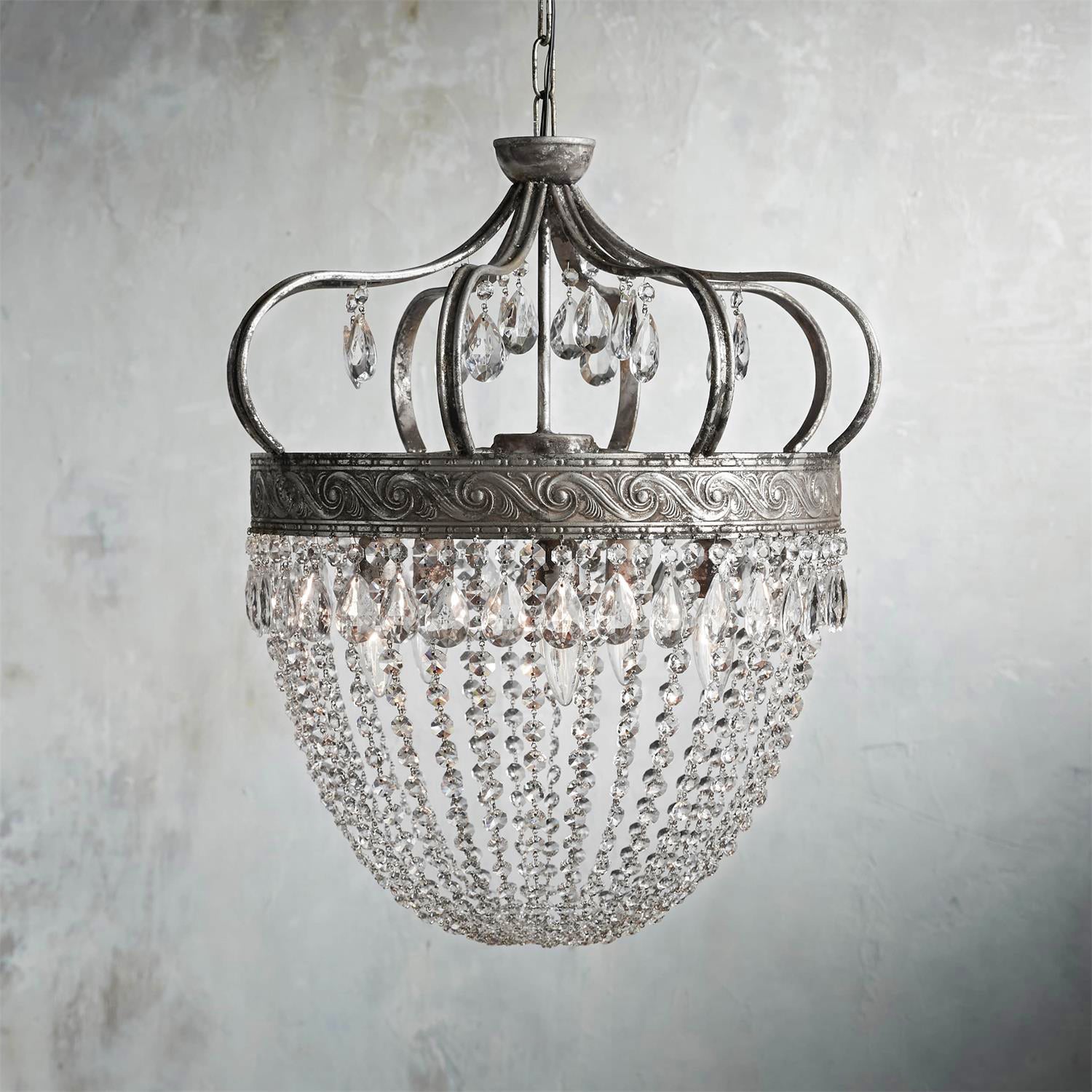 Abella Tear Drop Crystal Chandelier