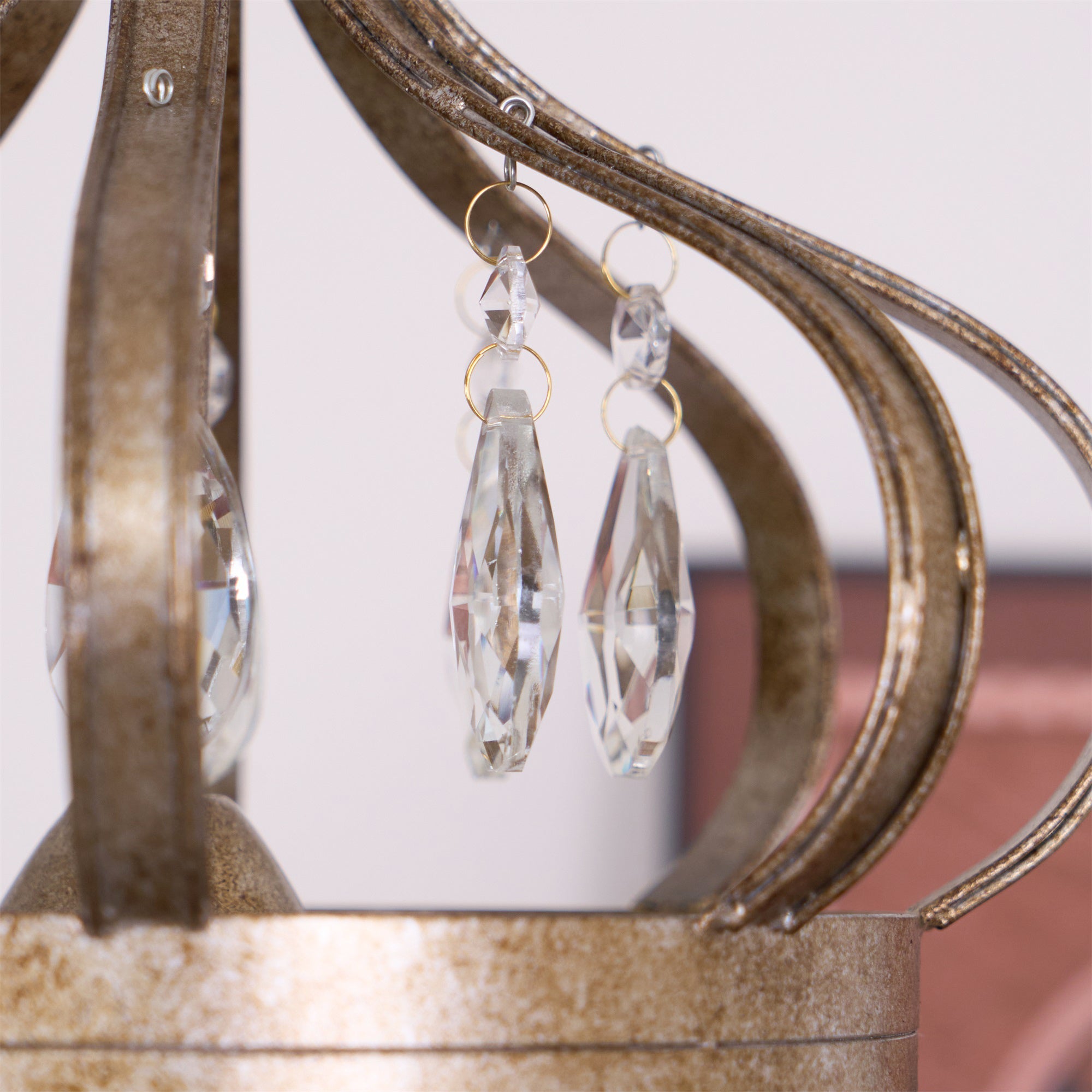 Abella Tear Drop Crystal Chandelier