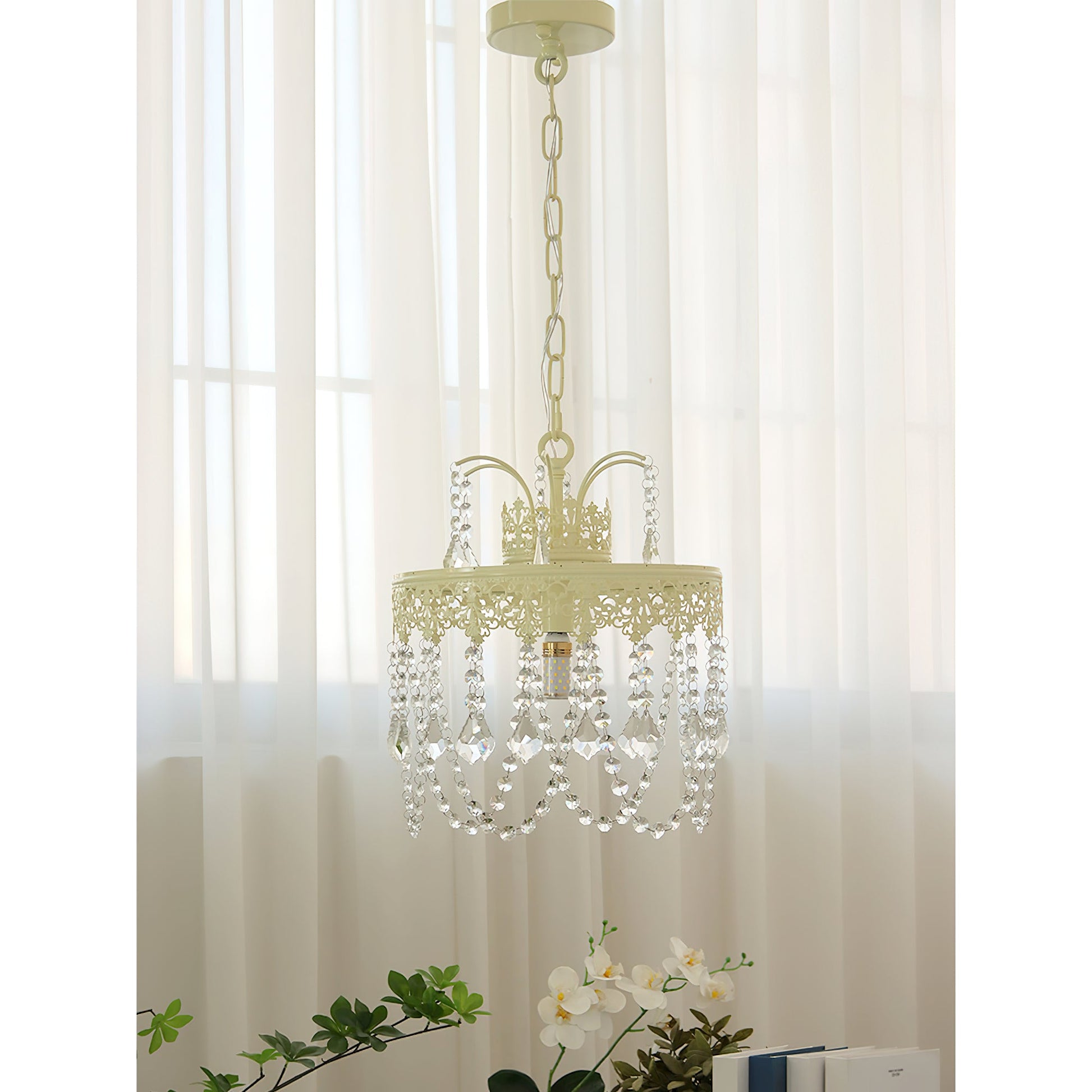 Ershaa Postmodern Luxury Crystal Metal Chandelier - Lamp Copper