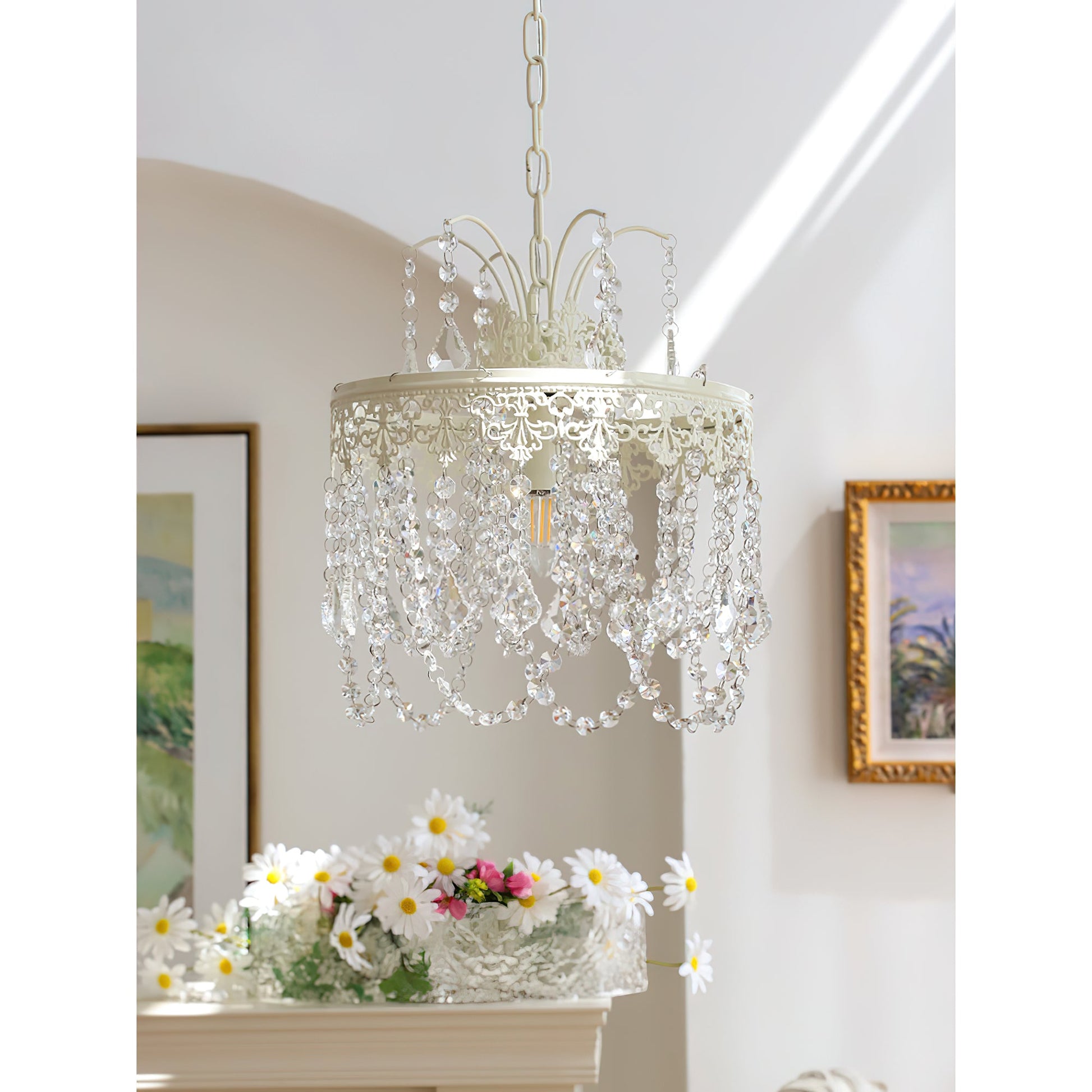 Ershaa Postmodern Luxury Crystal Metal Chandelier - Lamp Copper