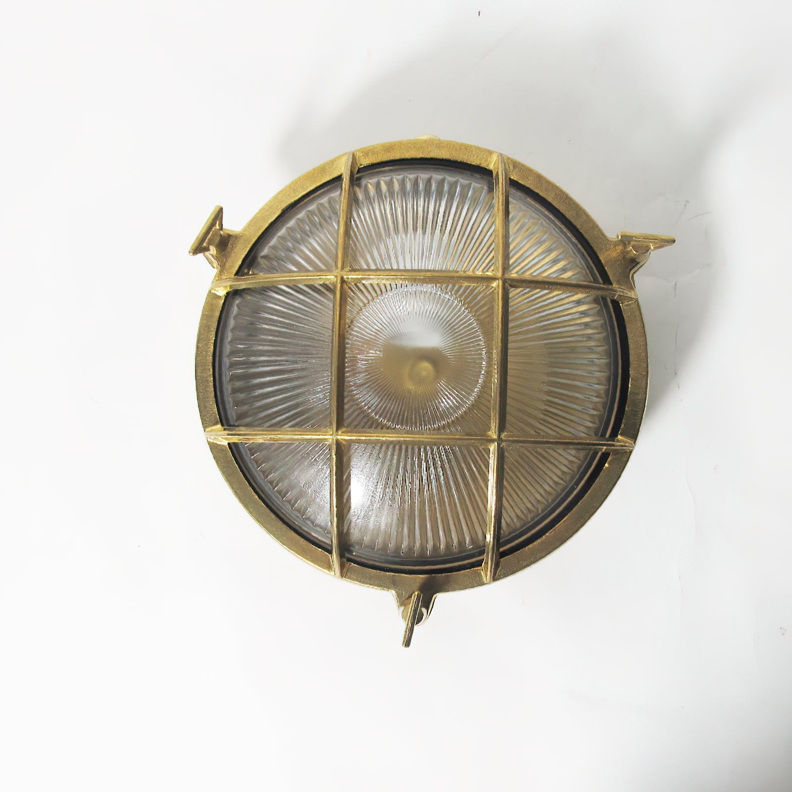 Erthearis Vintage Brass Bunker Metal Sconce Wall Lamp - Lamp Copper