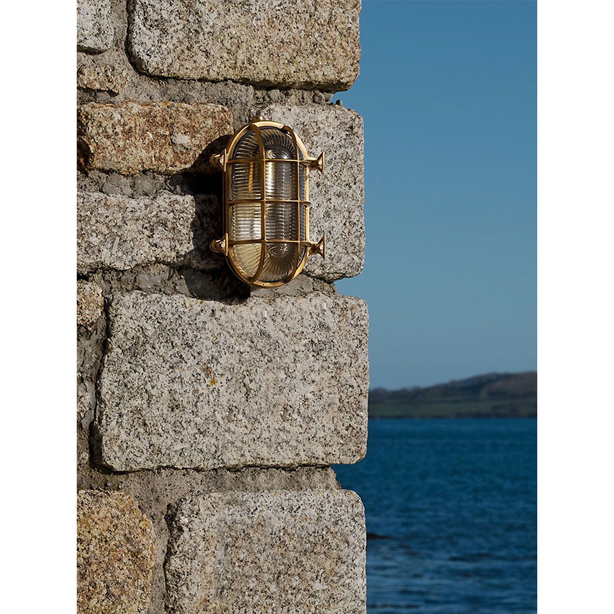 Erthearis Vintage Brass Bunker Metal Sconce Wall Lamp - Lamp Copper