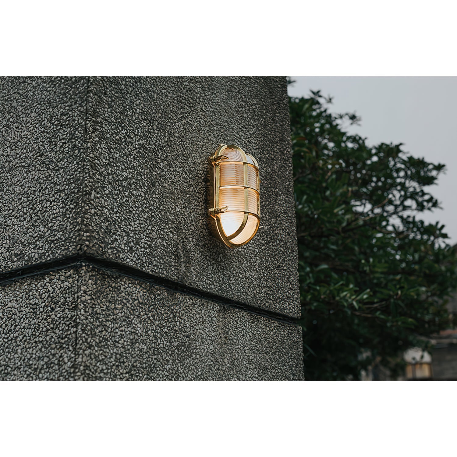 Erthearis Vintage Brass Bunker Metal Sconce Wall Lamp - Lamp Copper