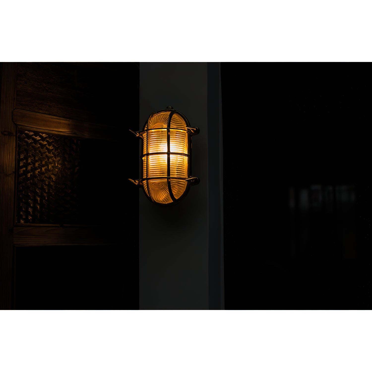 Erthearis Vintage Brass Bunker Metal Sconce Wall Lamp - Lamp Copper