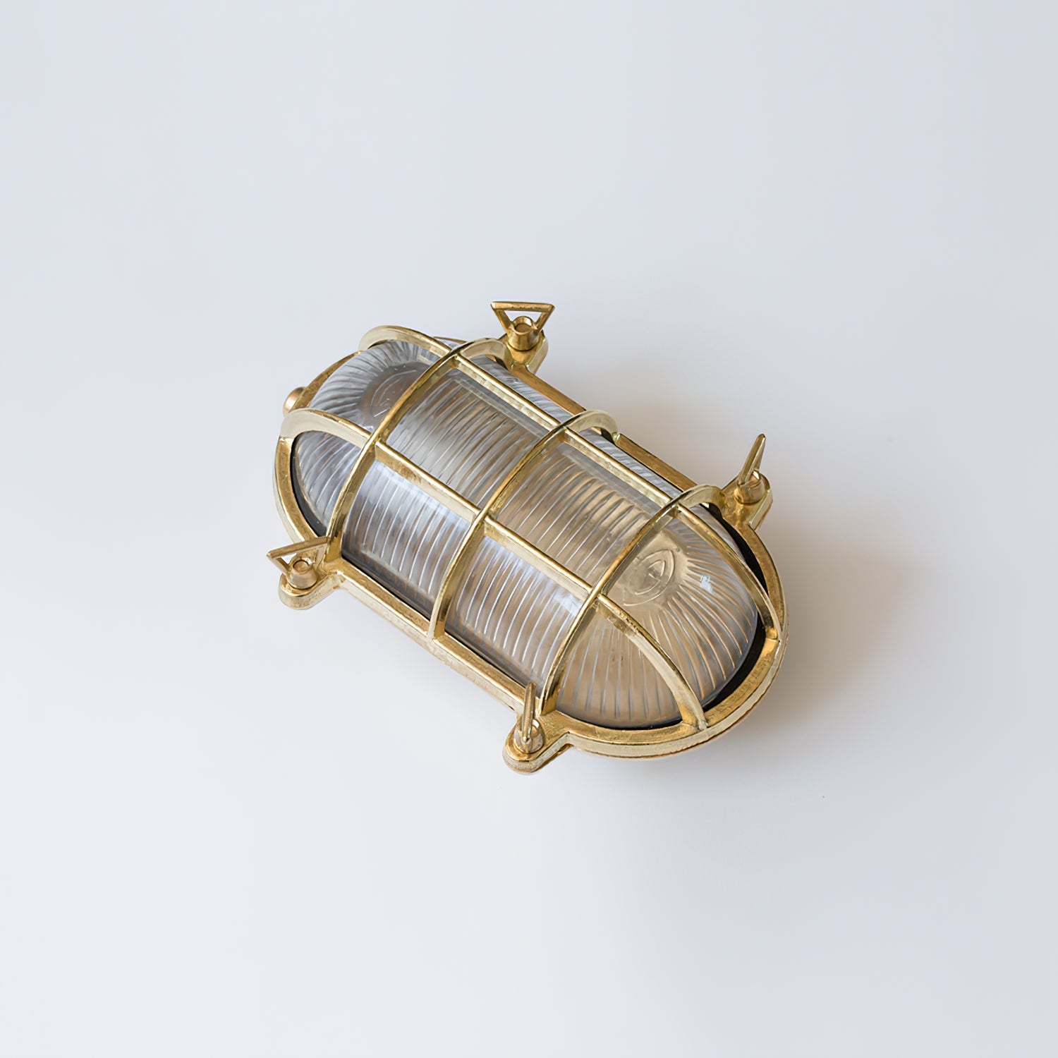 Erthearis Vintage Brass Bunker Metal Sconce Wall Lamp - Lamp Copper