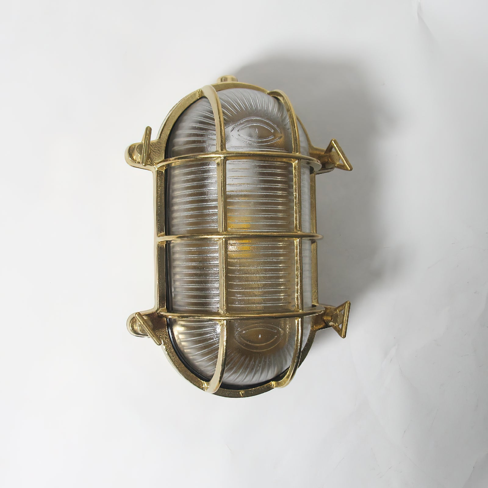 Erthearis Vintage Brass Bunker Metal Sconce Wall Lamp - Lamp Copper
