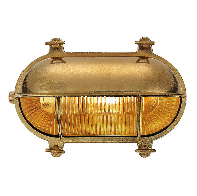 Erthearis Vintage Brass Bunker Metal Sconce Wall Lamp - Lamp Copper