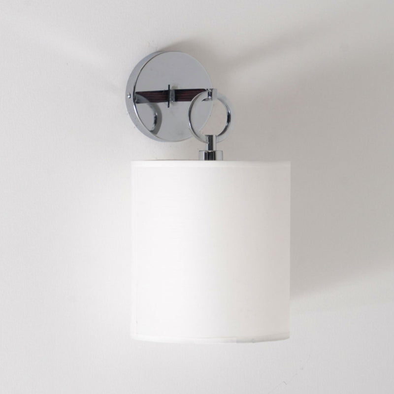 Cotheor Modern Minimalist Circle Brass Fabric Sconce Wall Lamp - Lamp Copper