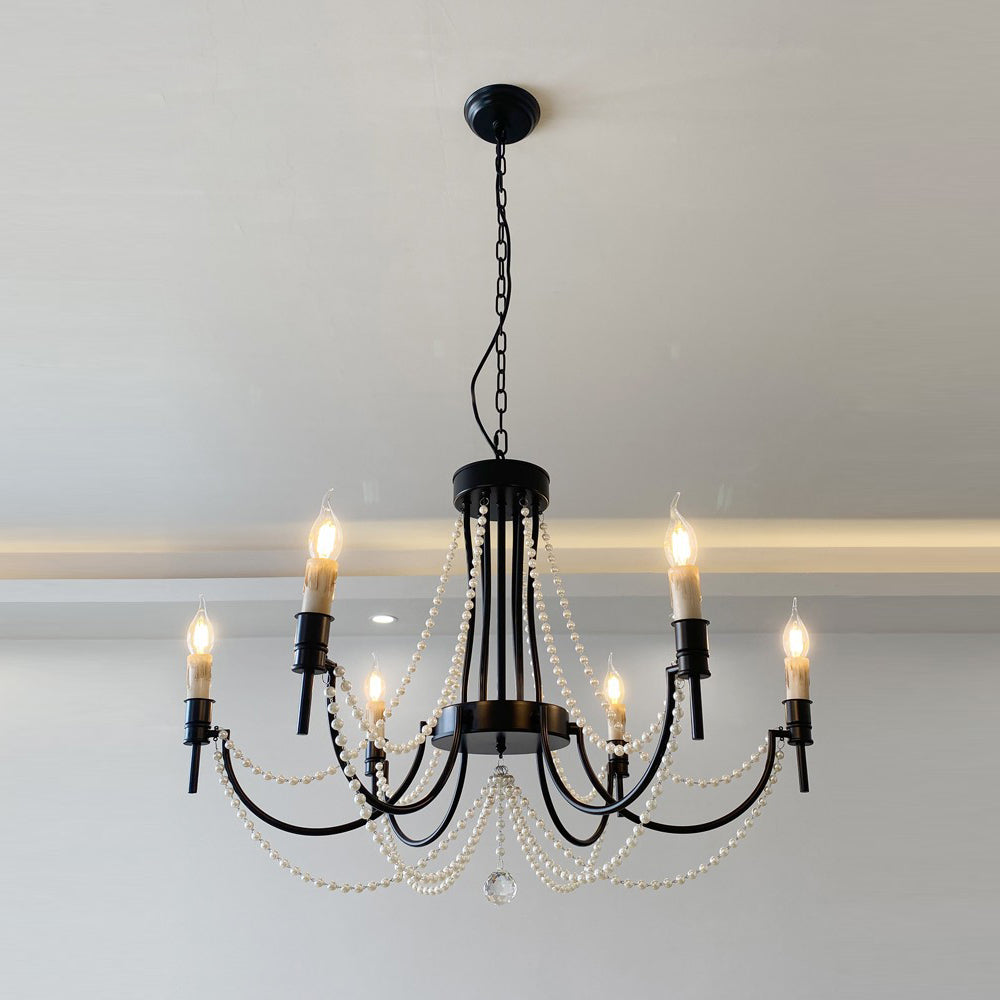 Nyraeyra Vintage Industrial Percy Metal Chandelier - Lamp Copper