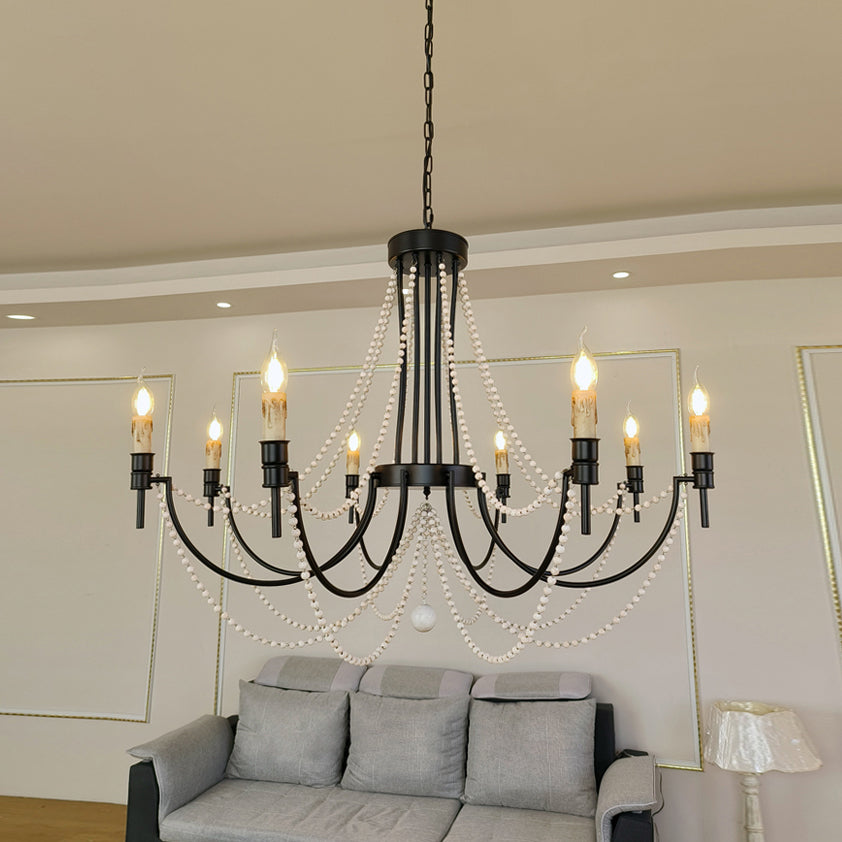 Nyraeyra Vintage Industrial Percy Metal Chandelier - Lamp Copper