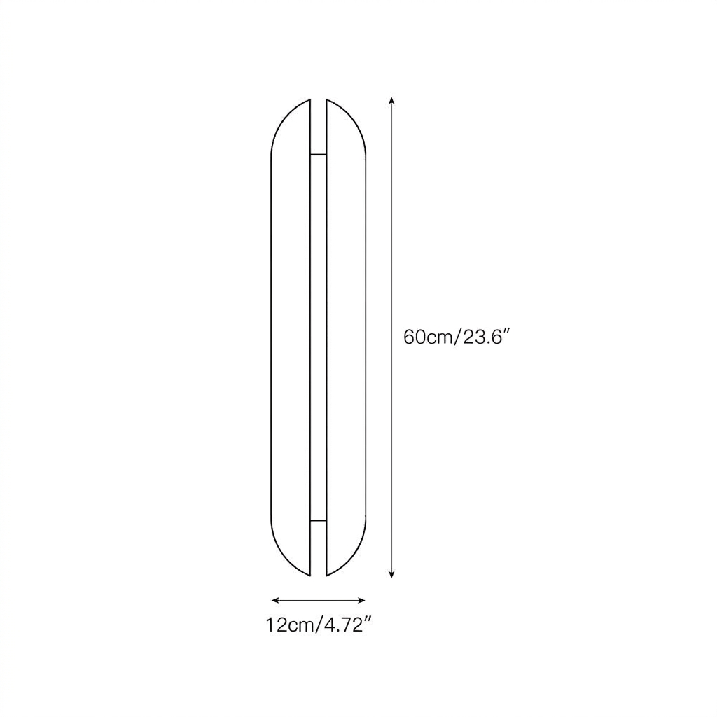 Aare Natural Stainless Wall Lamp