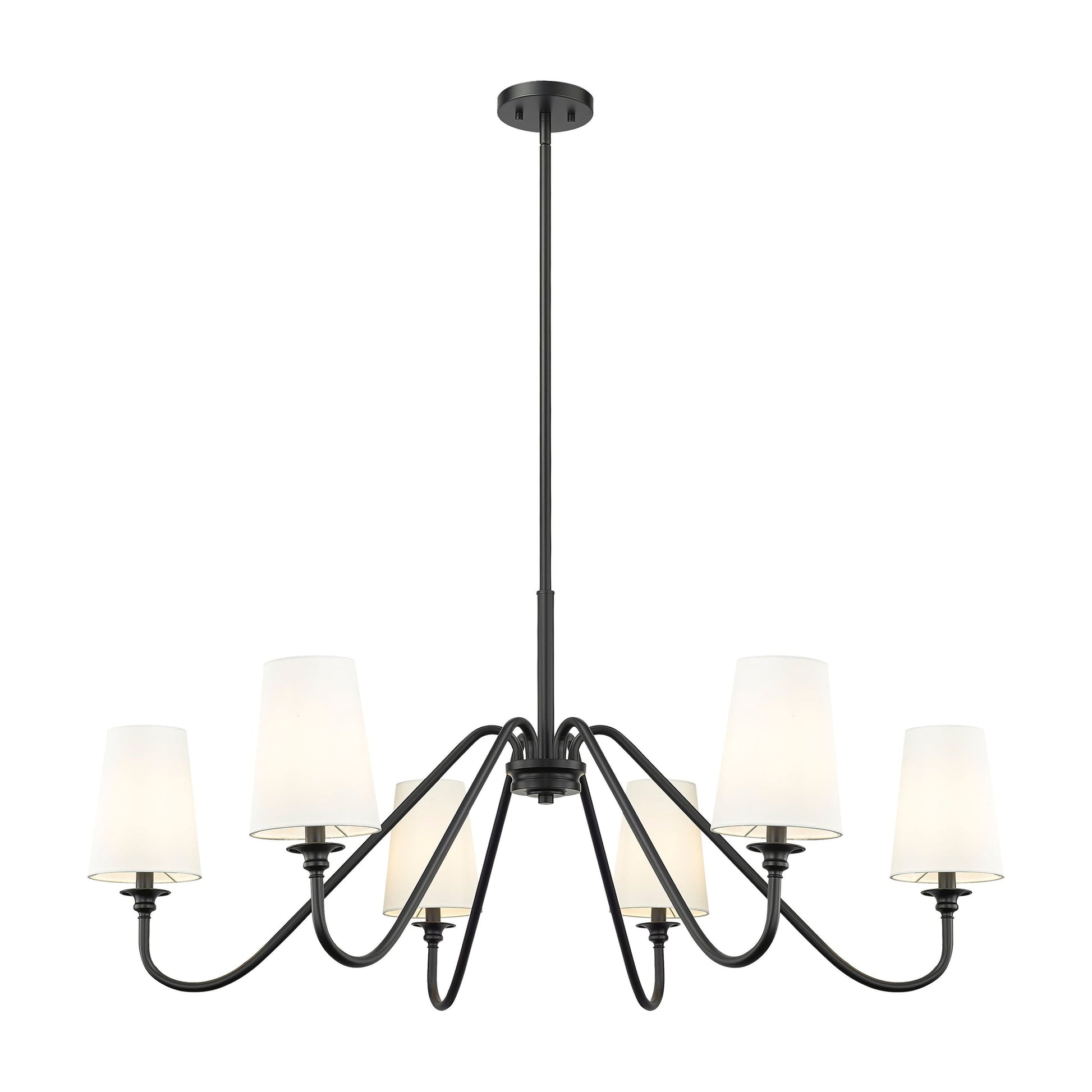 Vavenus Vintage Industrial Brass Fabric Chandelier - Lamp Copper