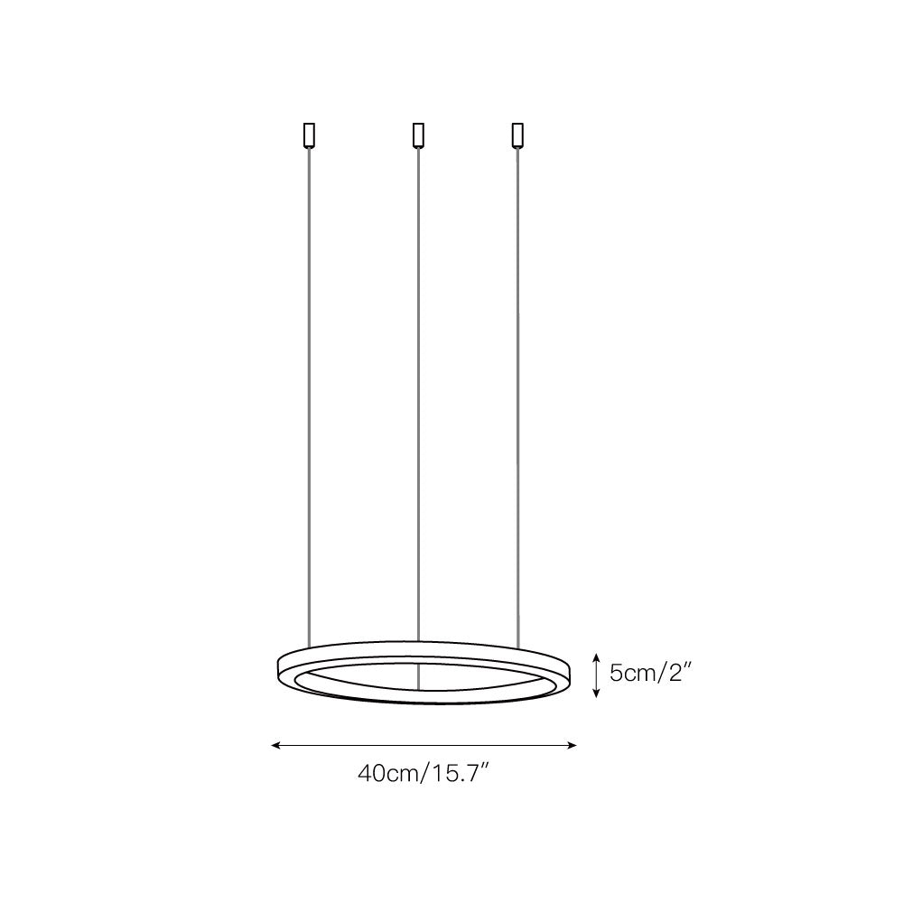 Nymiran Modern Minimalist Metal Acrylic Chandelier - Lamp Copper