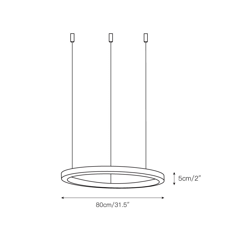 Nymiran Modern Minimalist Metal Acrylic Chandelier - Lamp Copper