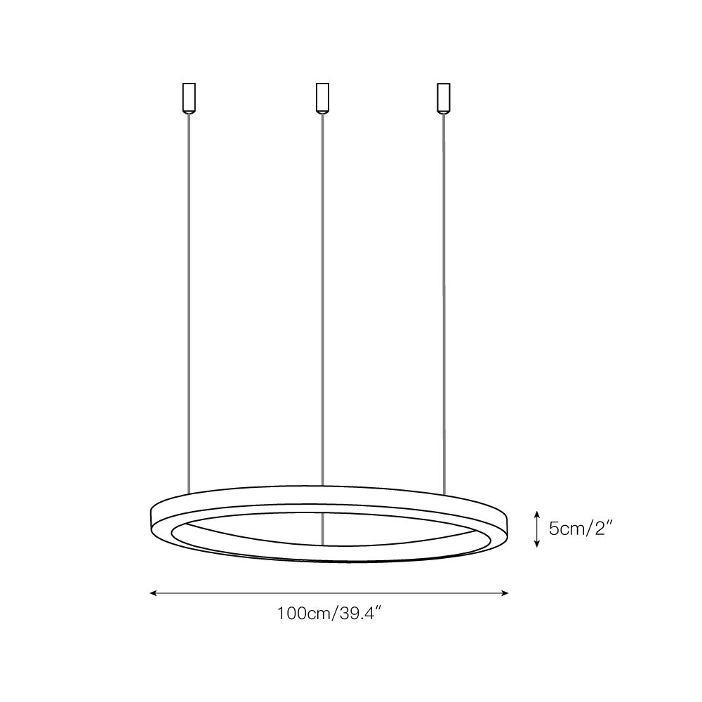 Nymiran Modern Minimalist Metal Acrylic Chandelier - Lamp Copper